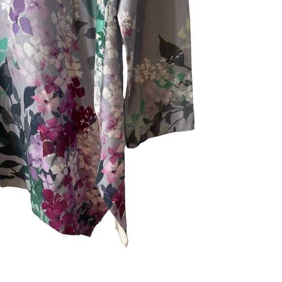 Soft Surrounding Lightweight Floral Top Knit Size P-XS - Picture 9 of 11